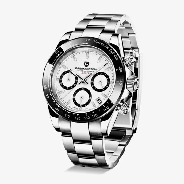 Relógio Masculino Pagani Chronograph - Aço Branco