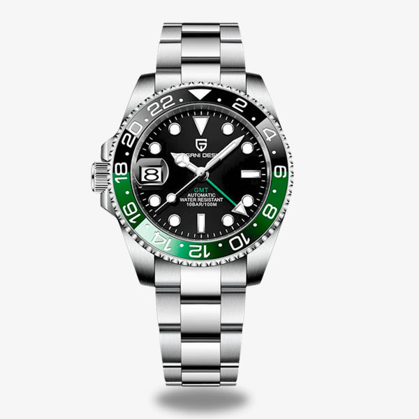 Relógio Masculino Pagani GMT DF- Verde 40mm